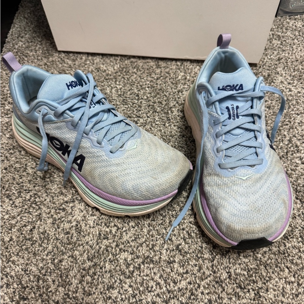 Hoka Women's Light Blue Athletic Shoes